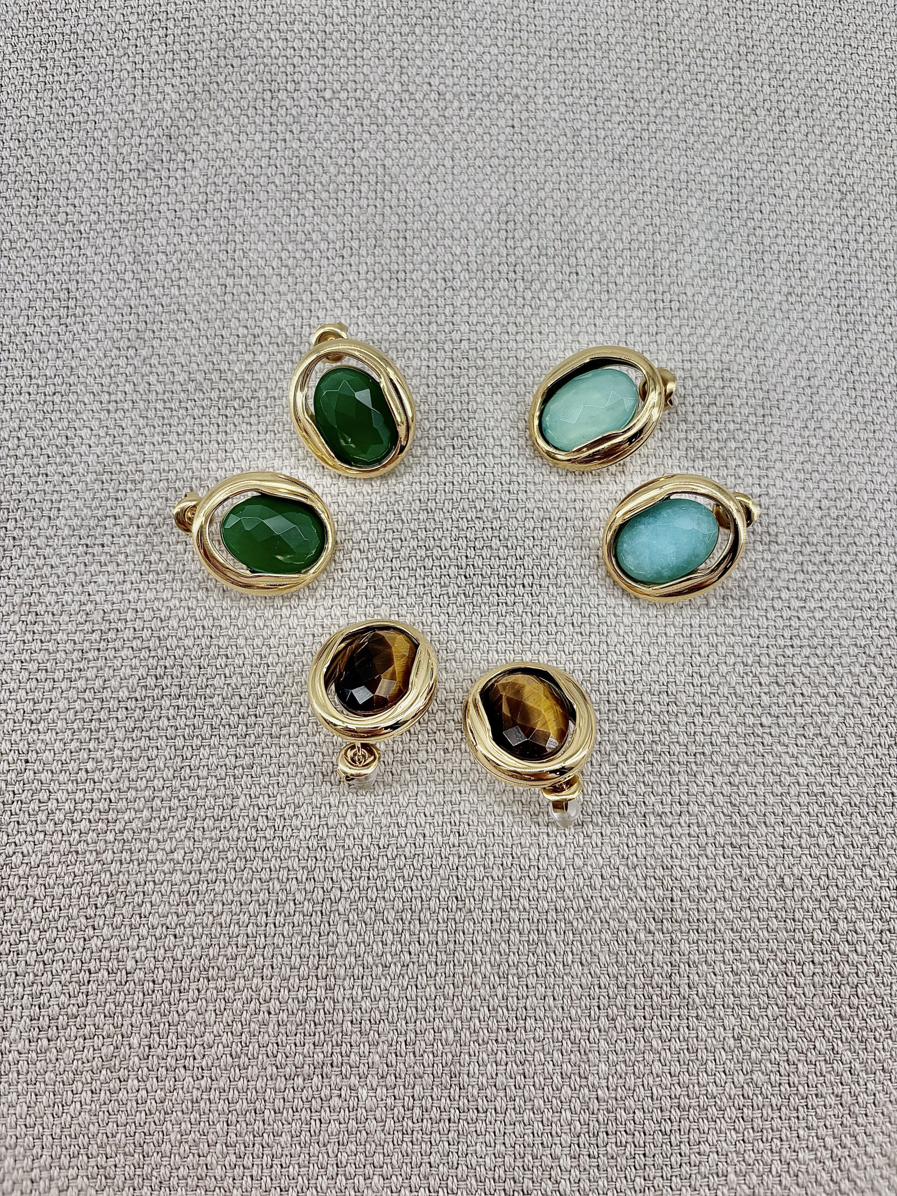 Grossiste Missra Paris - LOT DE 3 BOUCLES D'OREILLES EN ACIER INOXYDABLE