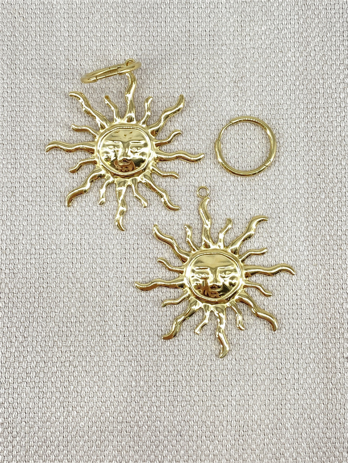 Wholesaler Missra Paris - Sun earrings in stainless steel