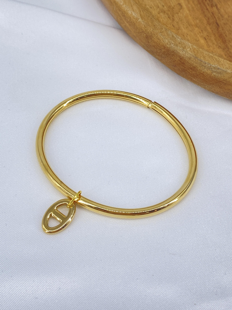 Grossista Missra Paris - BRACCIALE RIGIDO IN ACCIAIO INOSSIDABILE apribile