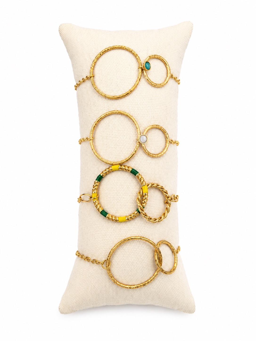 Grossista Missra Paris - SET DI 5 BRACCIALETTI +BOUDDIN IN OMAGGIO