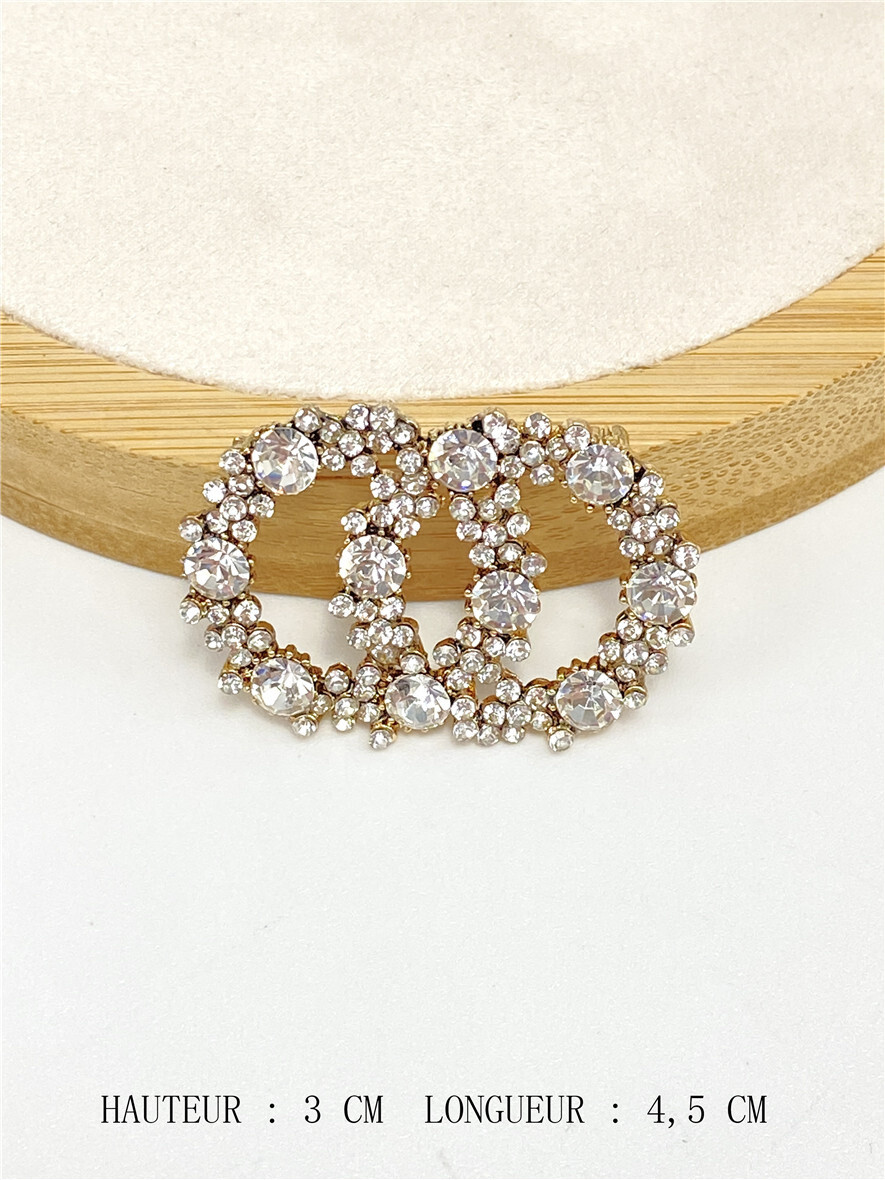 Mayorista Missra Paris - Broche de fantasía anillos entrelazados