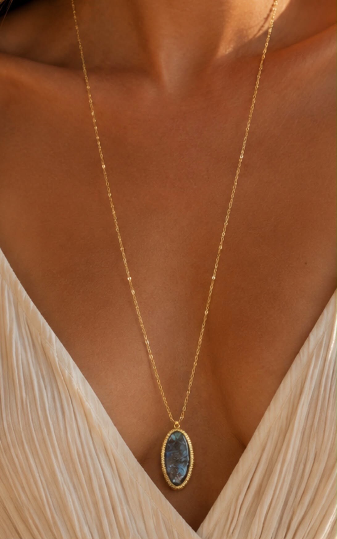 Mayorista Missra Paris - COLLAR LARGO DE ACERO INOXIDABLE