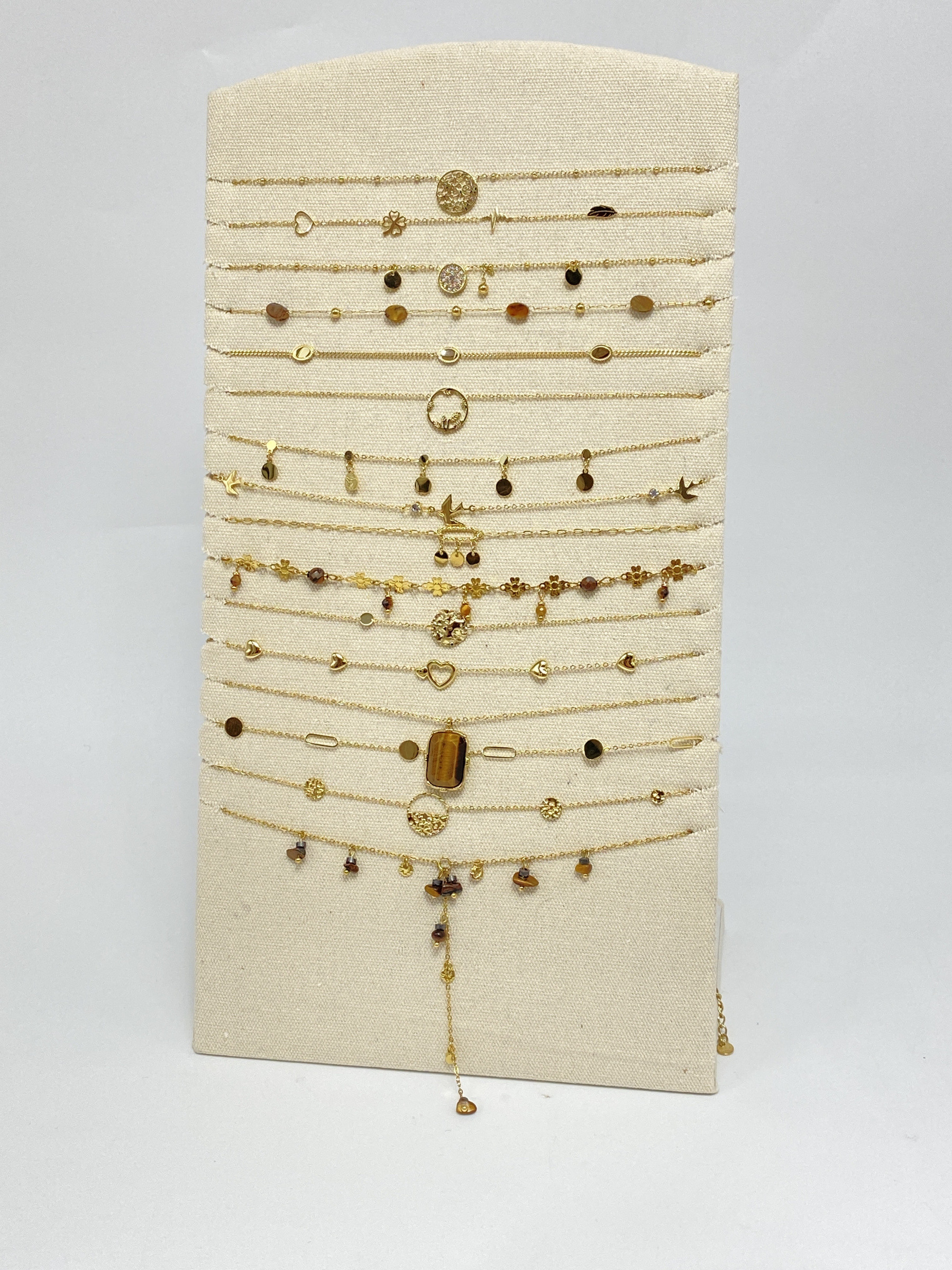 Grossiste Missra Paris - Lots de 16 colliers en acier inoxydable