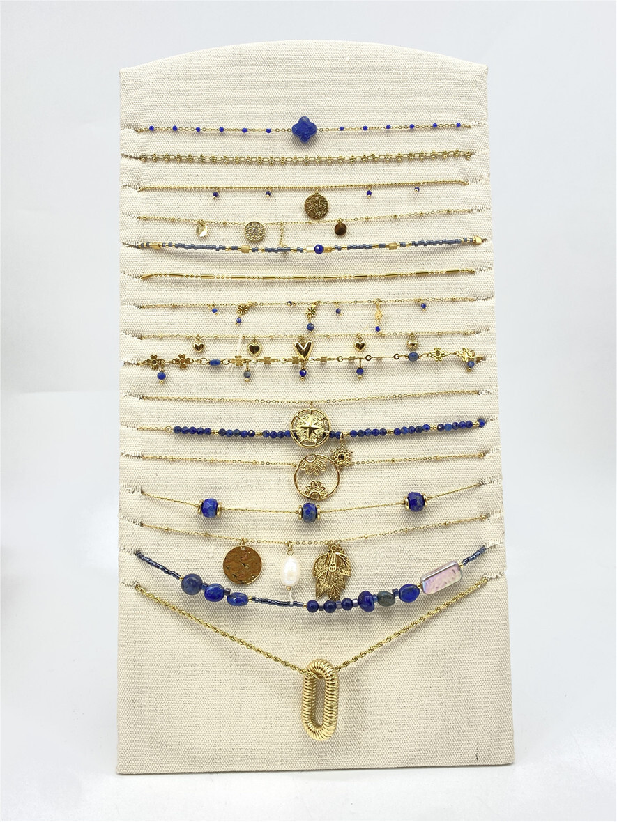 Grossiste Missra Paris - Lots de 16 colliers en acier inoxydable