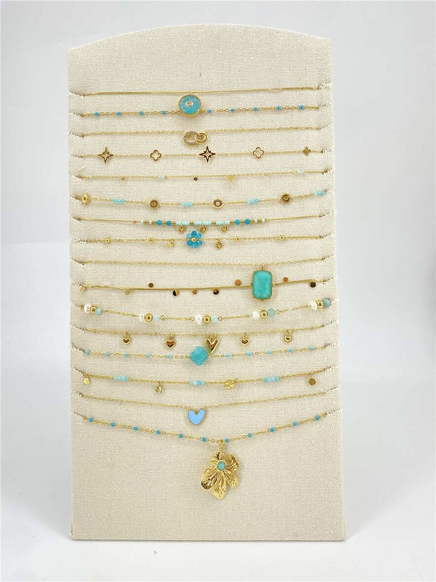 Grossiste Missra Paris - Lot 16 colliers en acier inoxydable