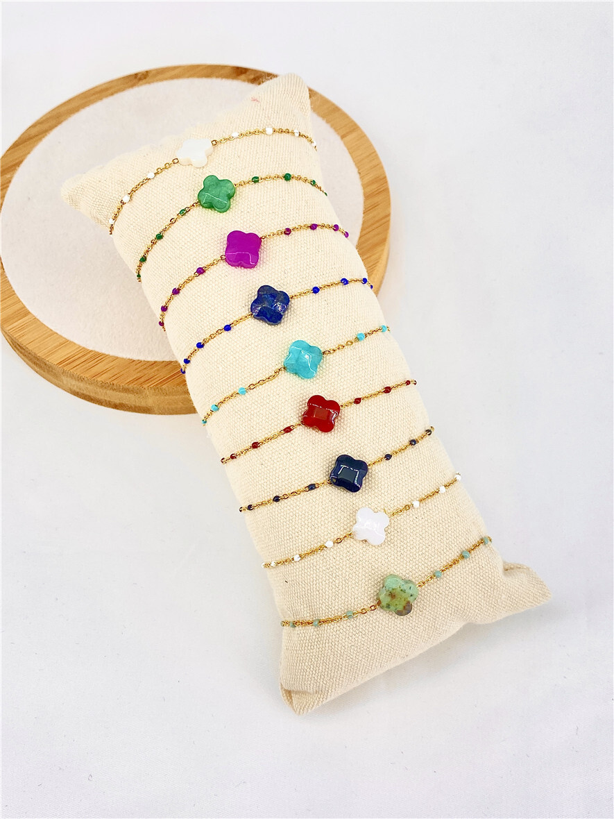Grossista Missra Paris - Set di 9 braccialetti in acciaio inossidabile