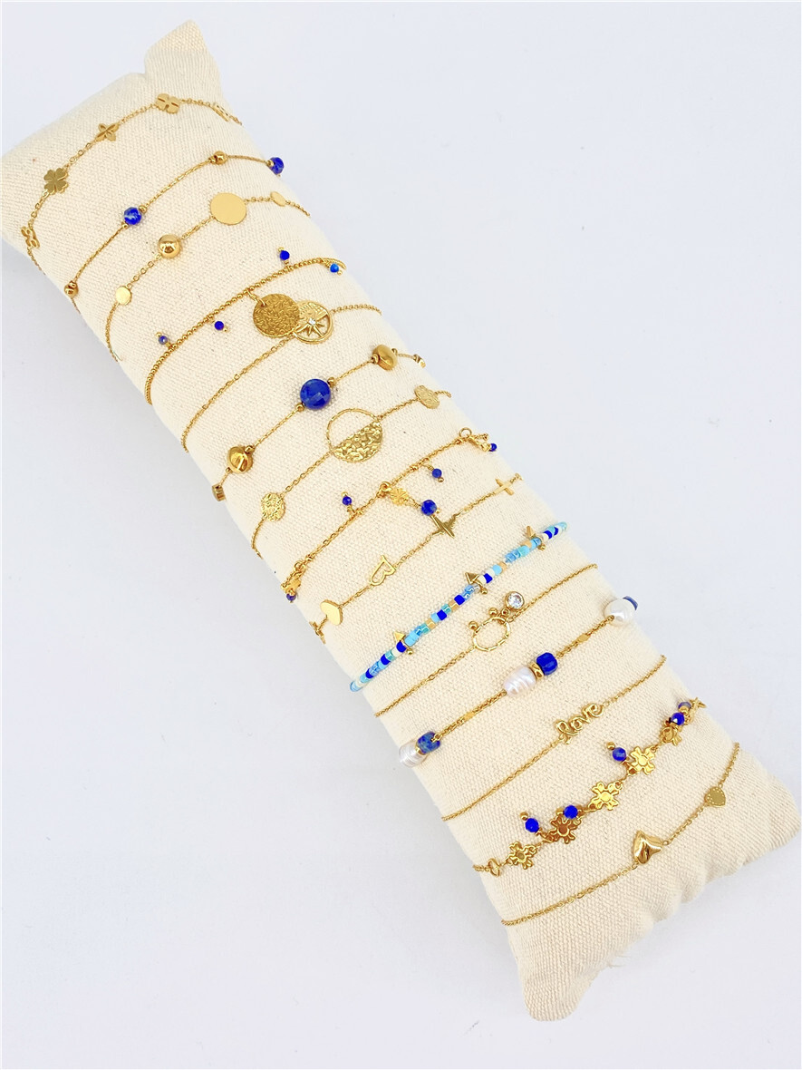 Grossiste Missra Paris - Lots de 15 bracelets en acier inoxydable