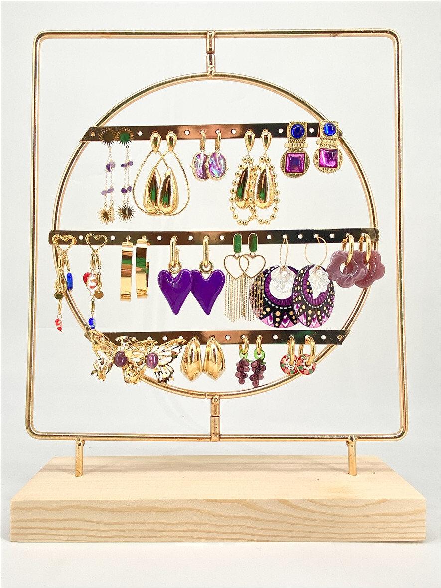 Grossiste Missra Paris - Lot de 15 Boucles d'oreilles en acier inoxydable