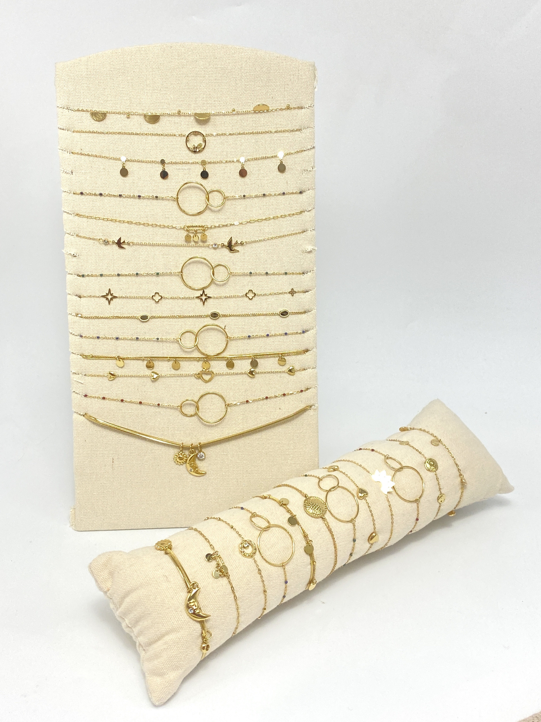 Grossiste Missra Paris - Lot de bracelets et colliers en acier inoxydable