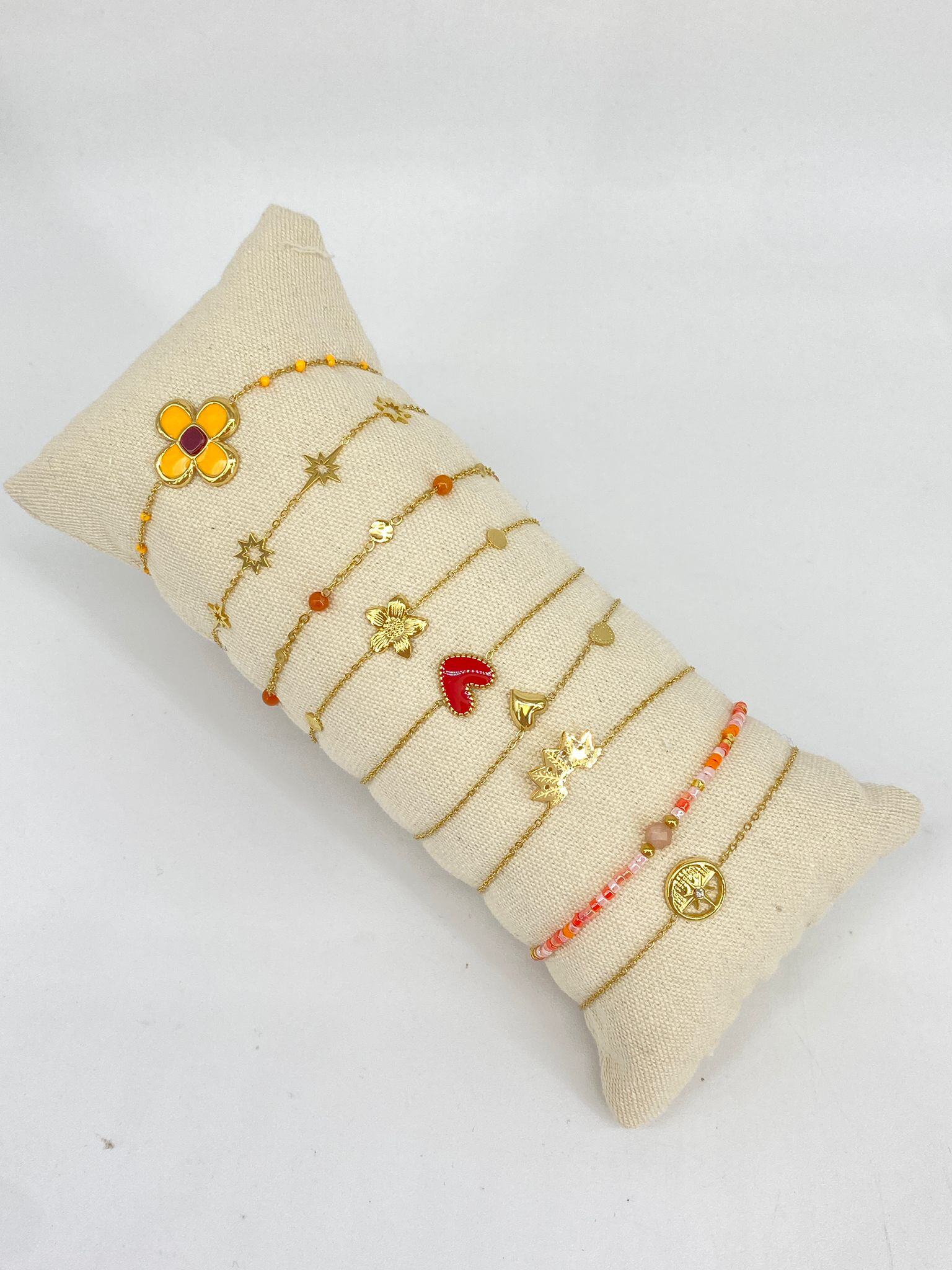 Mayorista Missra Paris - Conjunto de 10 pulseras de acero inoxidable