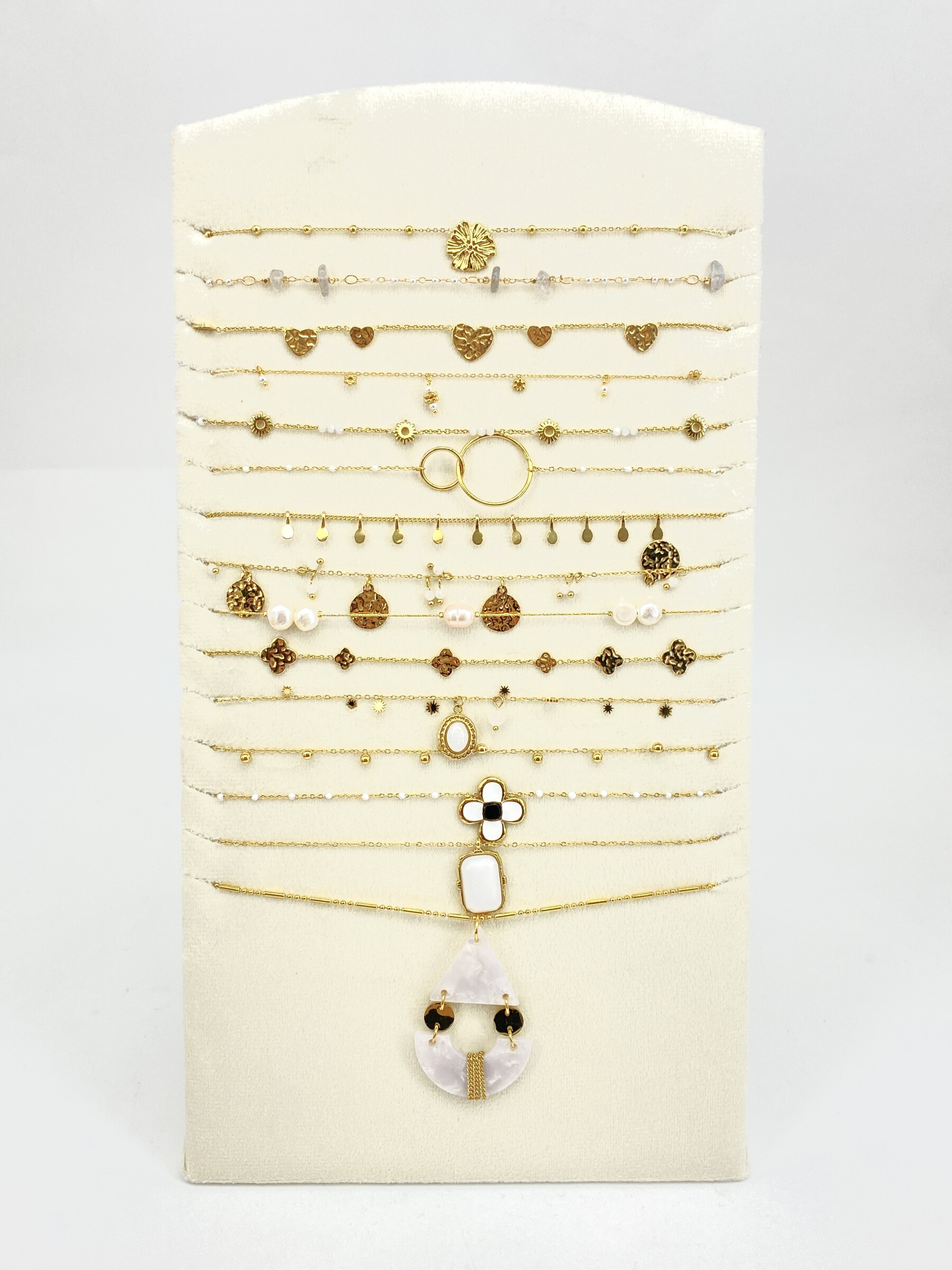 Grossiste Missra Paris - Lots de 15 colliers en acier inoxydable