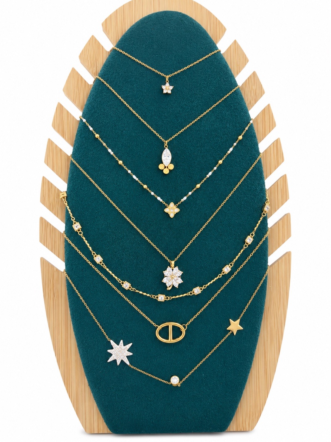 Wholesaler Missra Paris - SET OF 3 STAINLESS STEEL NECKLACES