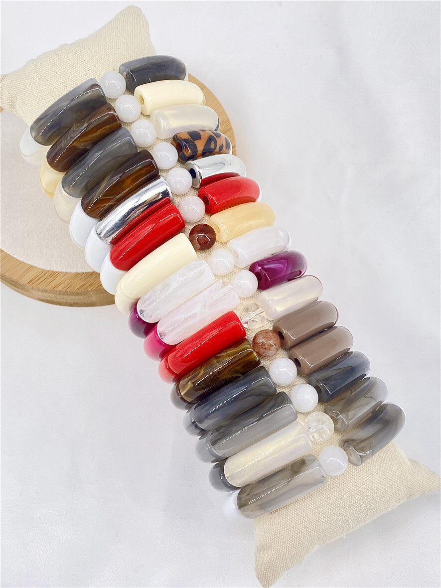 Wholesaler Missra Paris - SET OF 15 RESIN BRACELETS