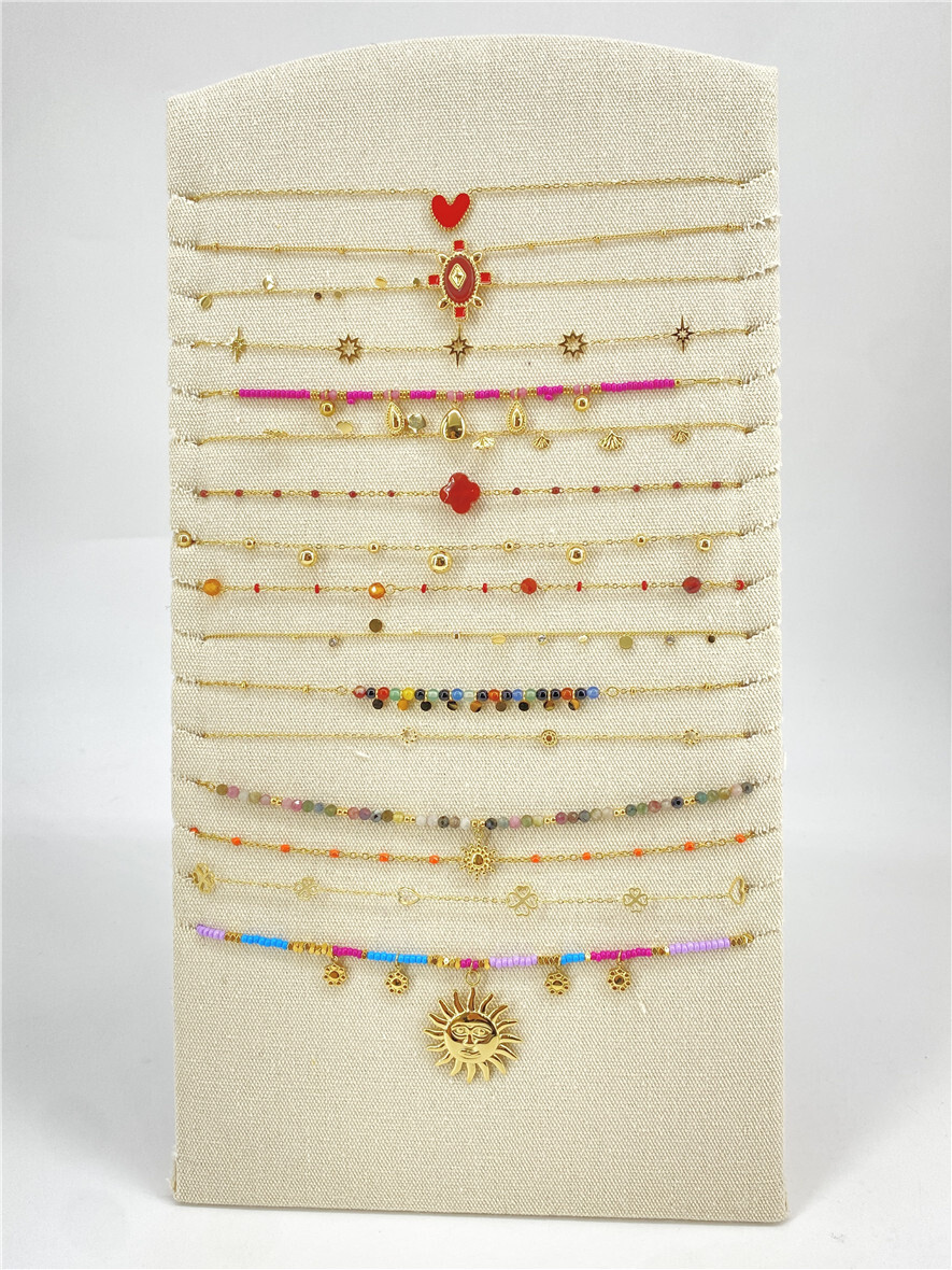 Grossiste Missra Paris - Lot 16 colliers en acier inoxydable