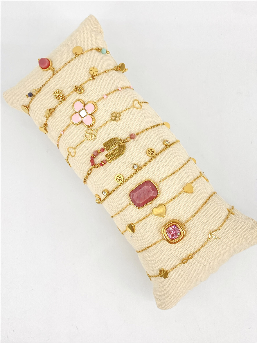 Mayorista Missra Paris - Conjunto de 10 pulseras de acero inoxidable