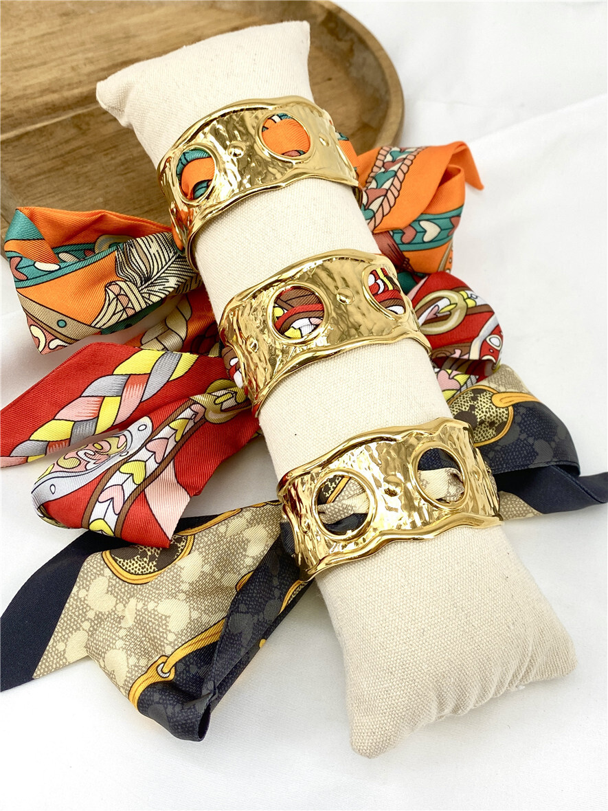 Grossista Missra Paris - Set di 3 braccialetti in acciaio inossidabile