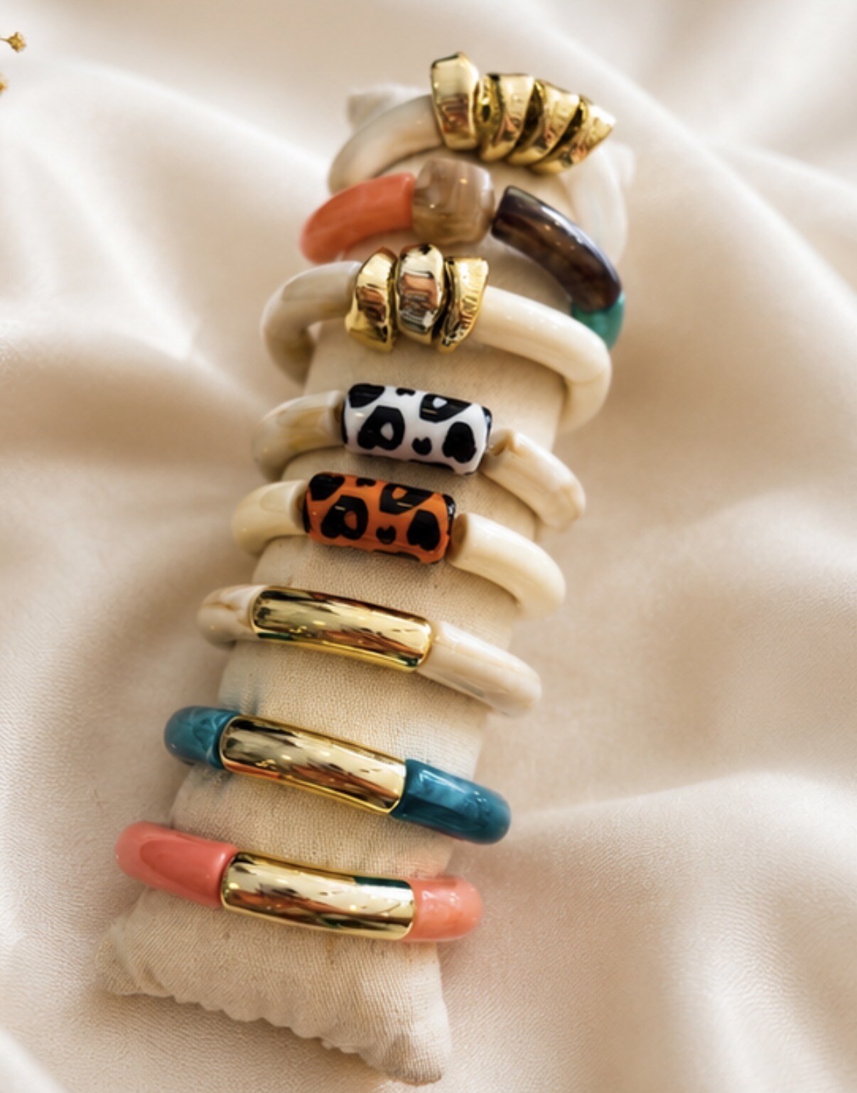 Grossiste Missra Paris - LOT DE 16 BRACELETS EN RESINE