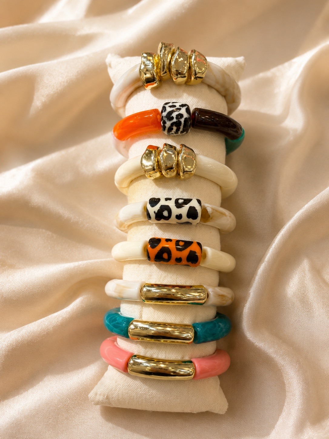 Mayorista Missra Paris - Conjunto de 16 pulseras de resina