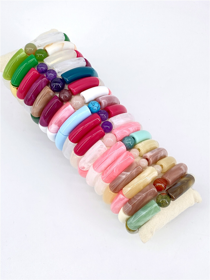 Grossiste Missra Paris - Lots de 17 bracelets en résine