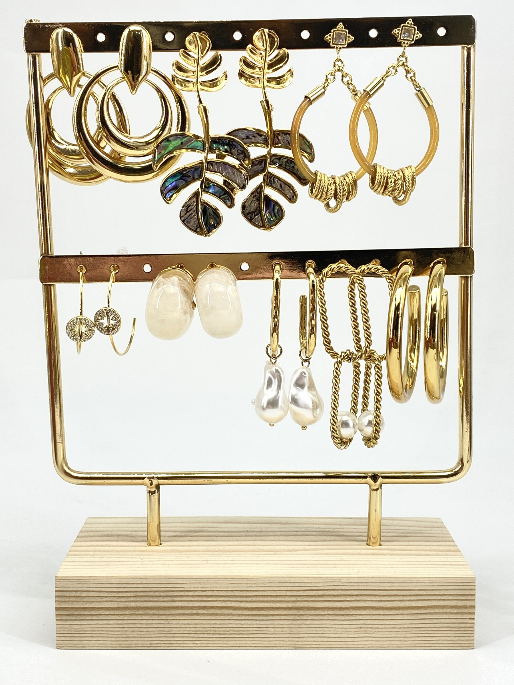 Grossiste Missra Paris - Lots de 8 Boucles d'oreilles en acier inoxydable