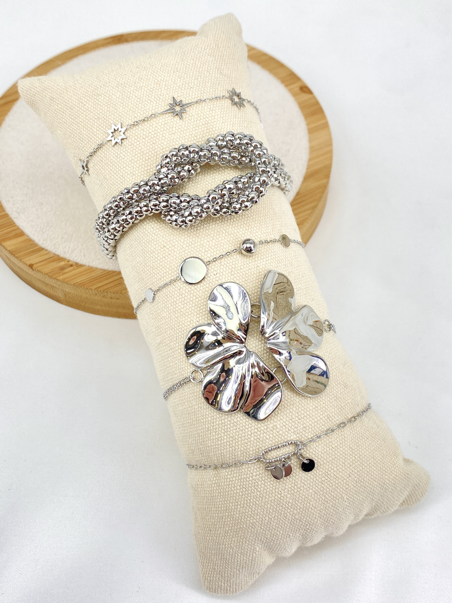 Wholesaler Missra Paris - SET OF 5 STAINLESS STEEL BRACELETS