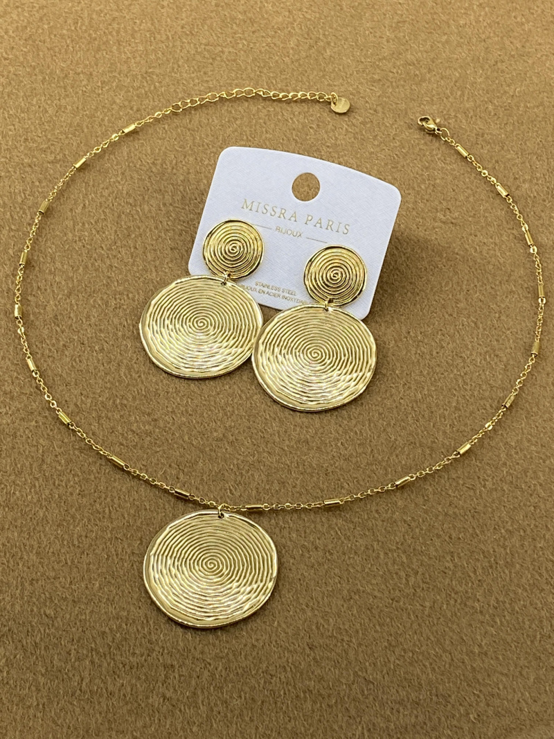 Großhändler Missra Paris - Schmuckset aus Stahl
