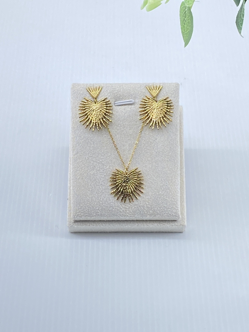 Grossiste Missra Paris - Ensemble de bijoux en acier sans presentoir