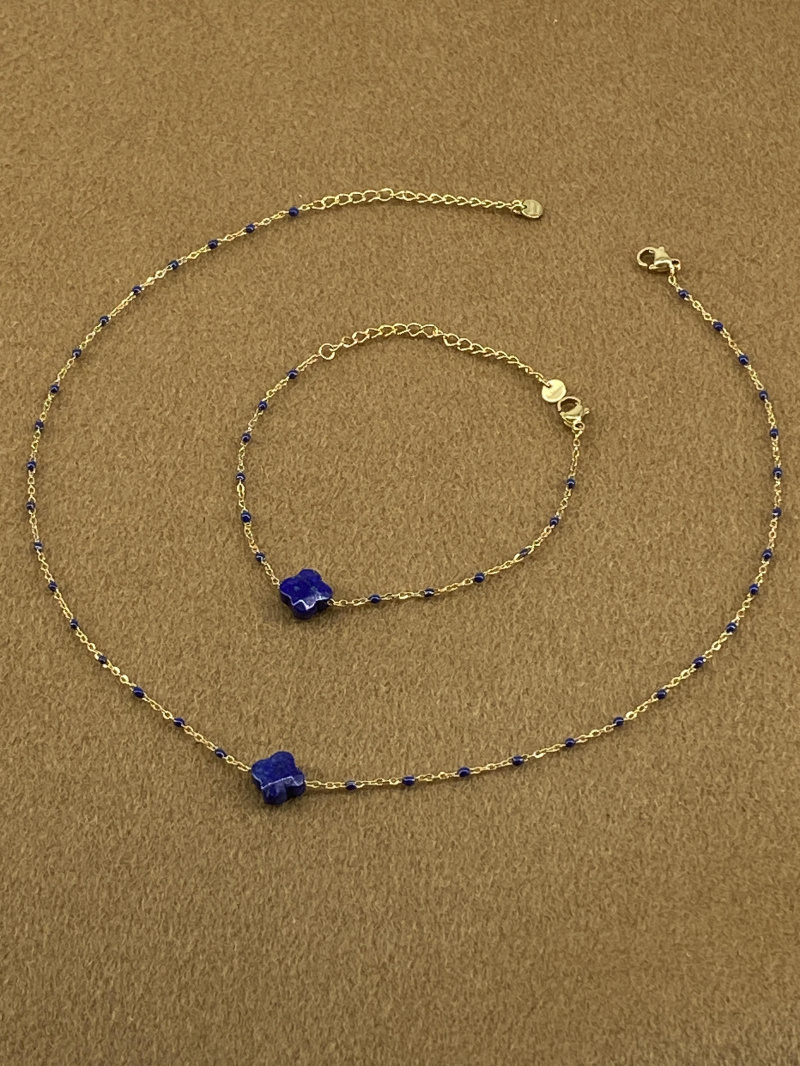 Großhändler Missra Paris - Schmuckset aus Stahl