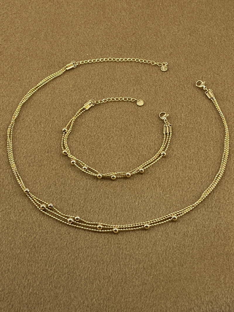 Grossista Missra Paris - Set di gioielli in acciaio