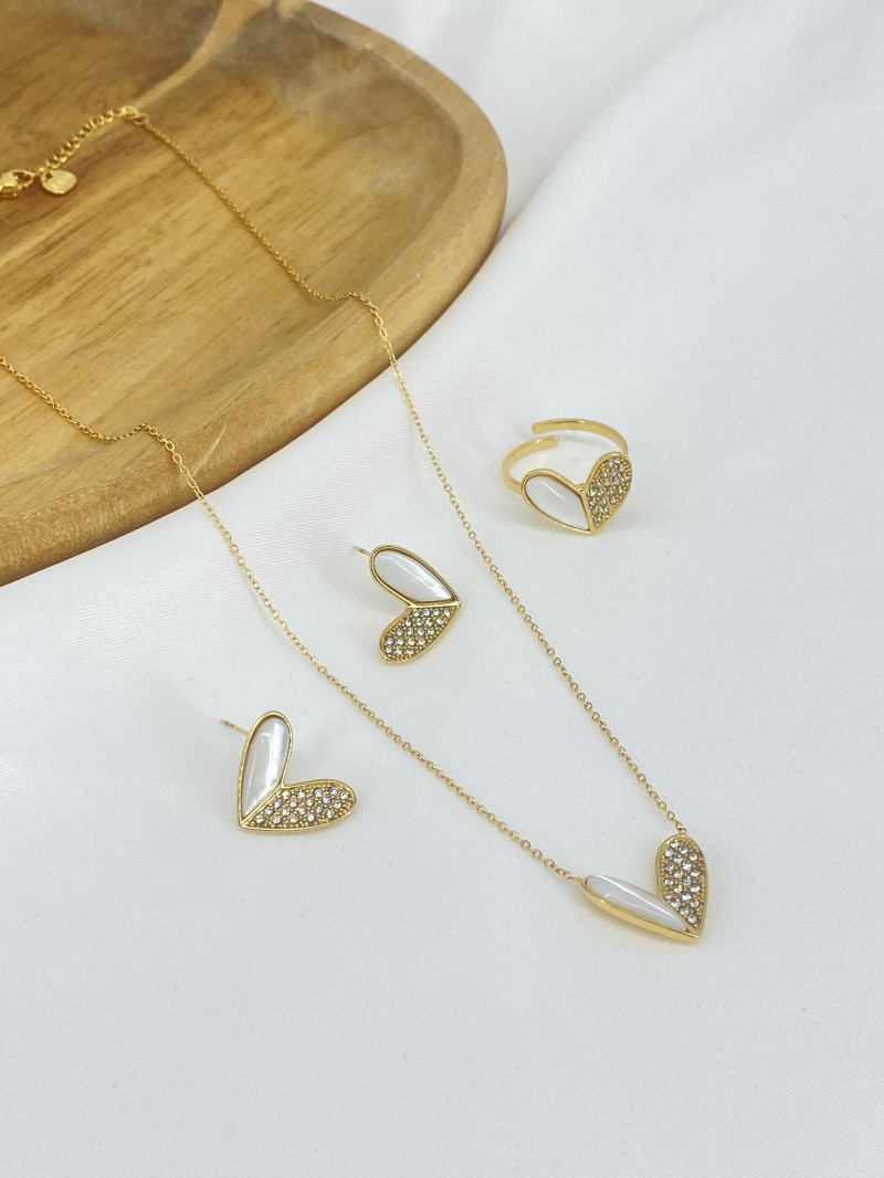 Grossiste Missra Paris - Parure de bijoux en acier inoxydable