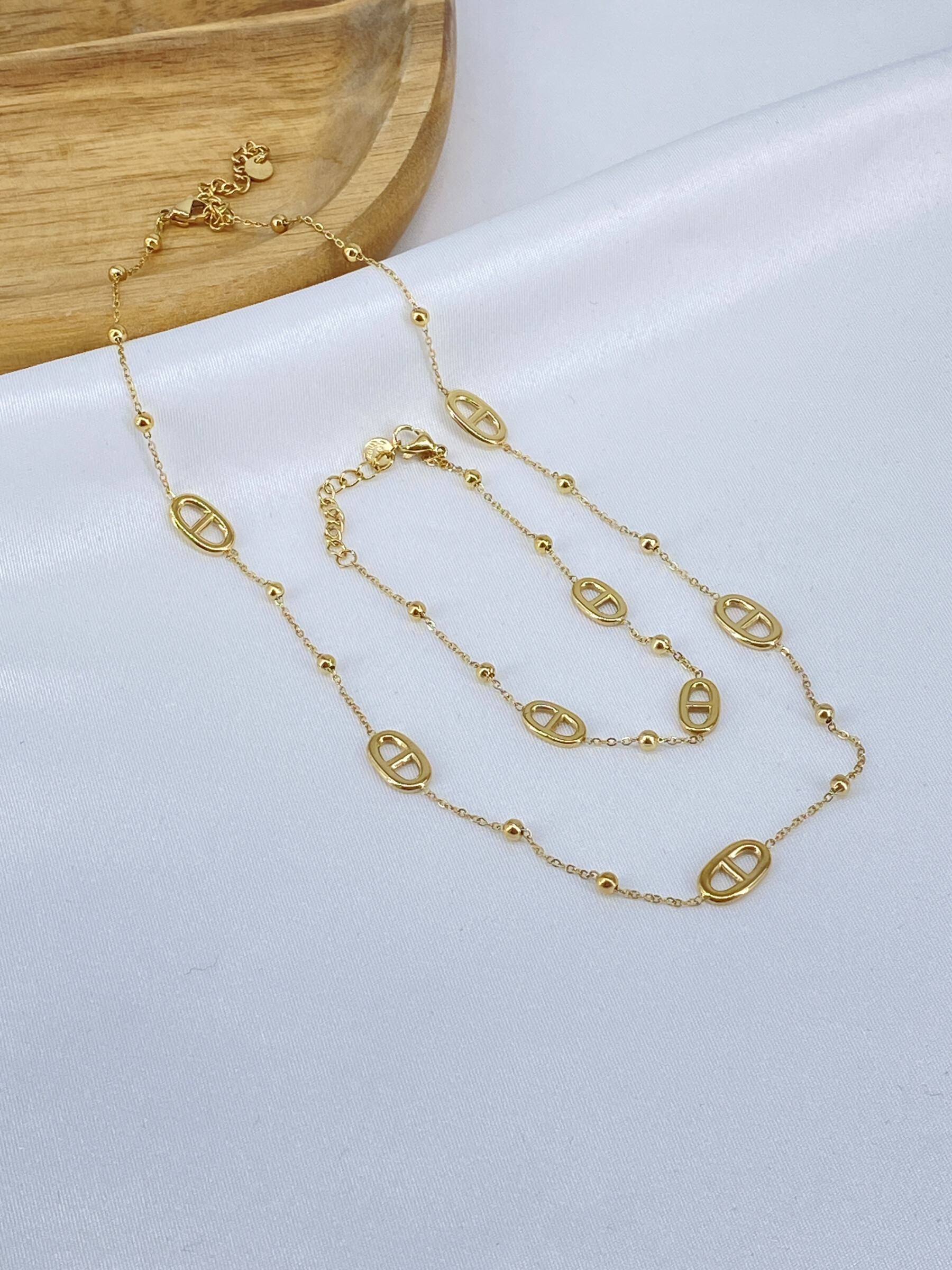 Grossiste Missra Paris - Parure de bijoux en acier inoxydable