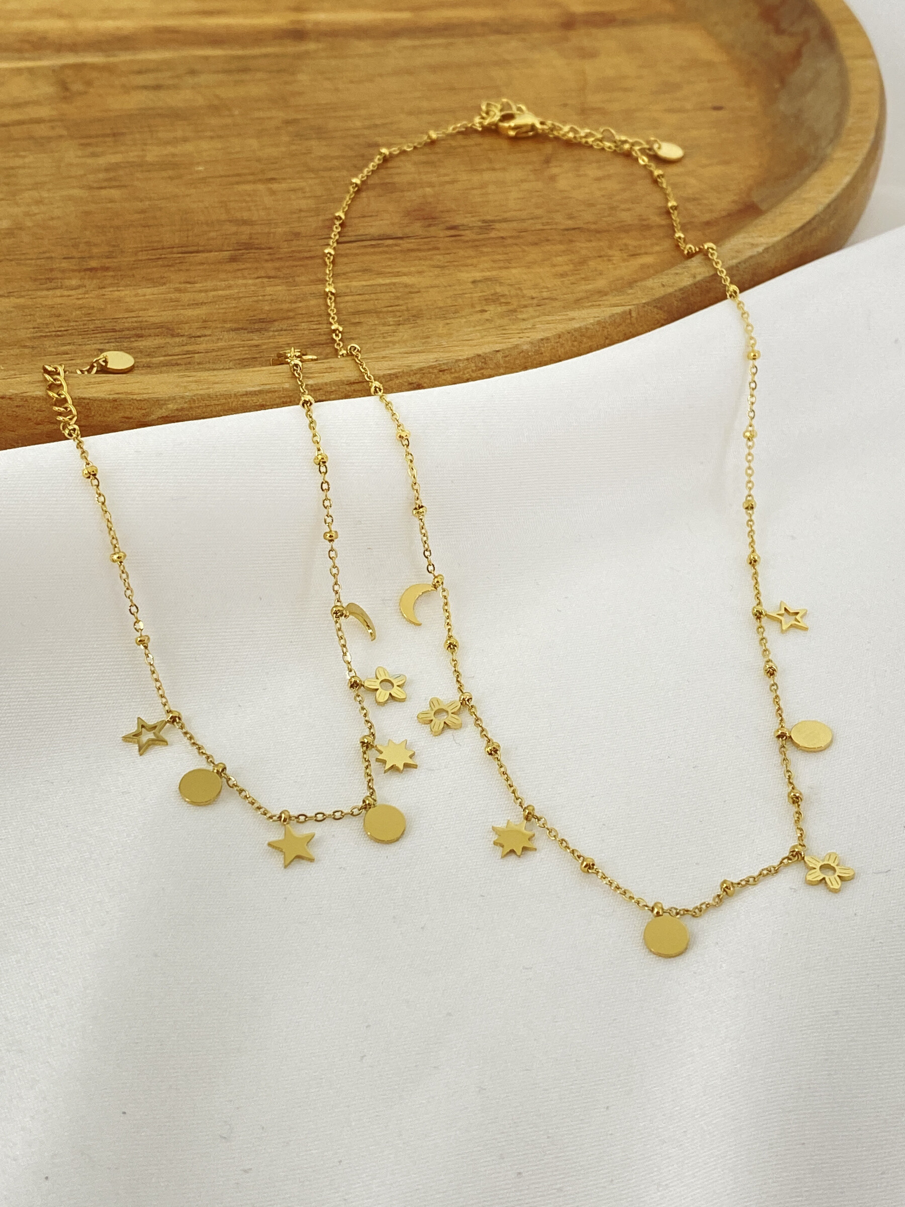 Mayorista Missra Paris - Conjunto de joyas de acero inoxidable.