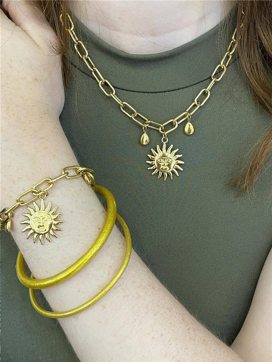 Grossiste Missra Paris - BR SOLEIL +2 BRACELET BOUDDISTE +CO EN ACIER