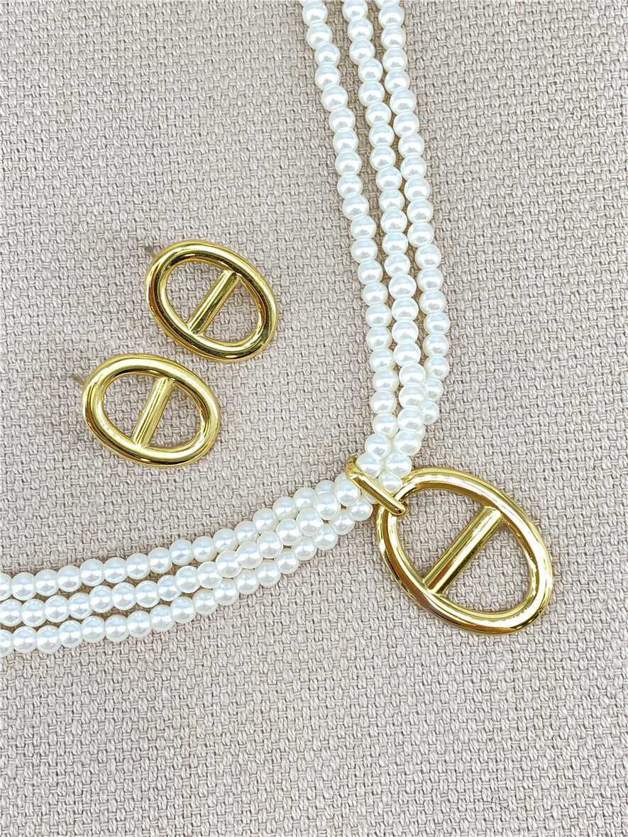 Grossiste Missra Paris - Parure de bijoux en acier inoxydable