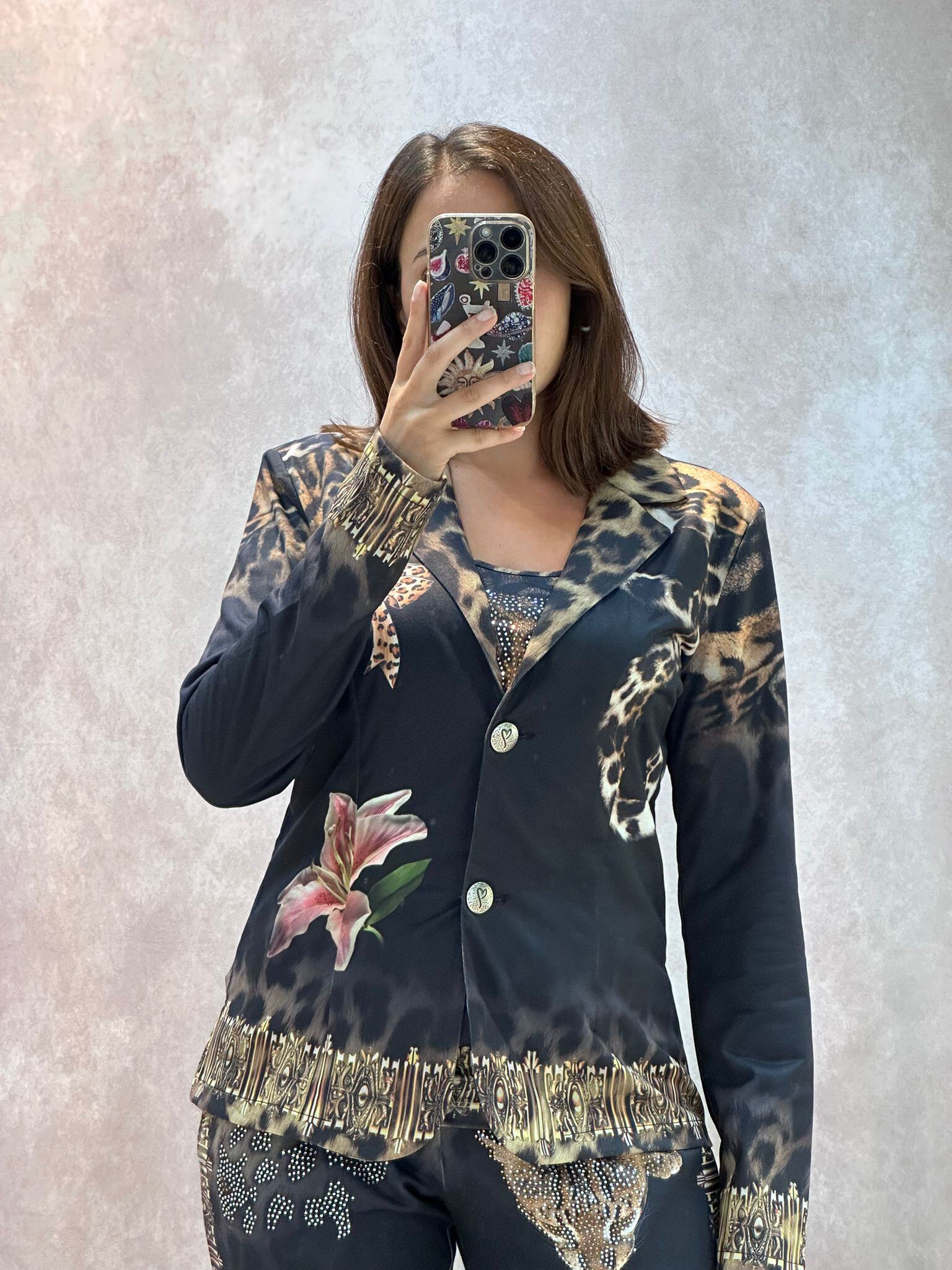 Grossista Missy Tekstil - Giacca a motivo