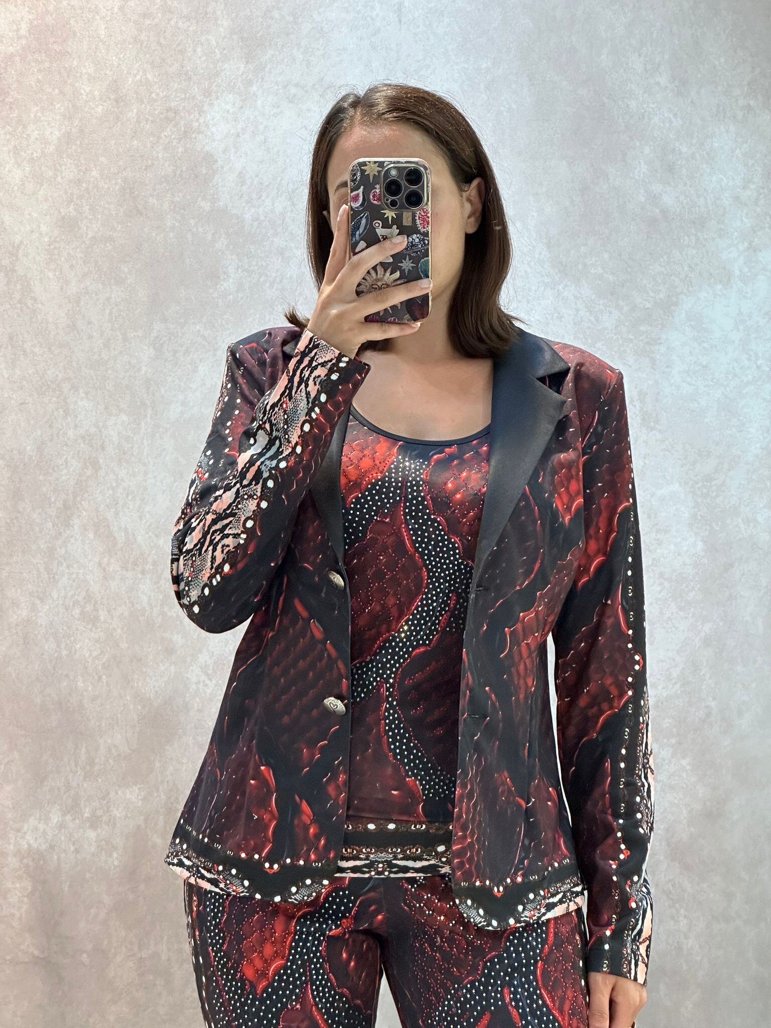 Grossista Missy Tekstil - Giacca a motivo