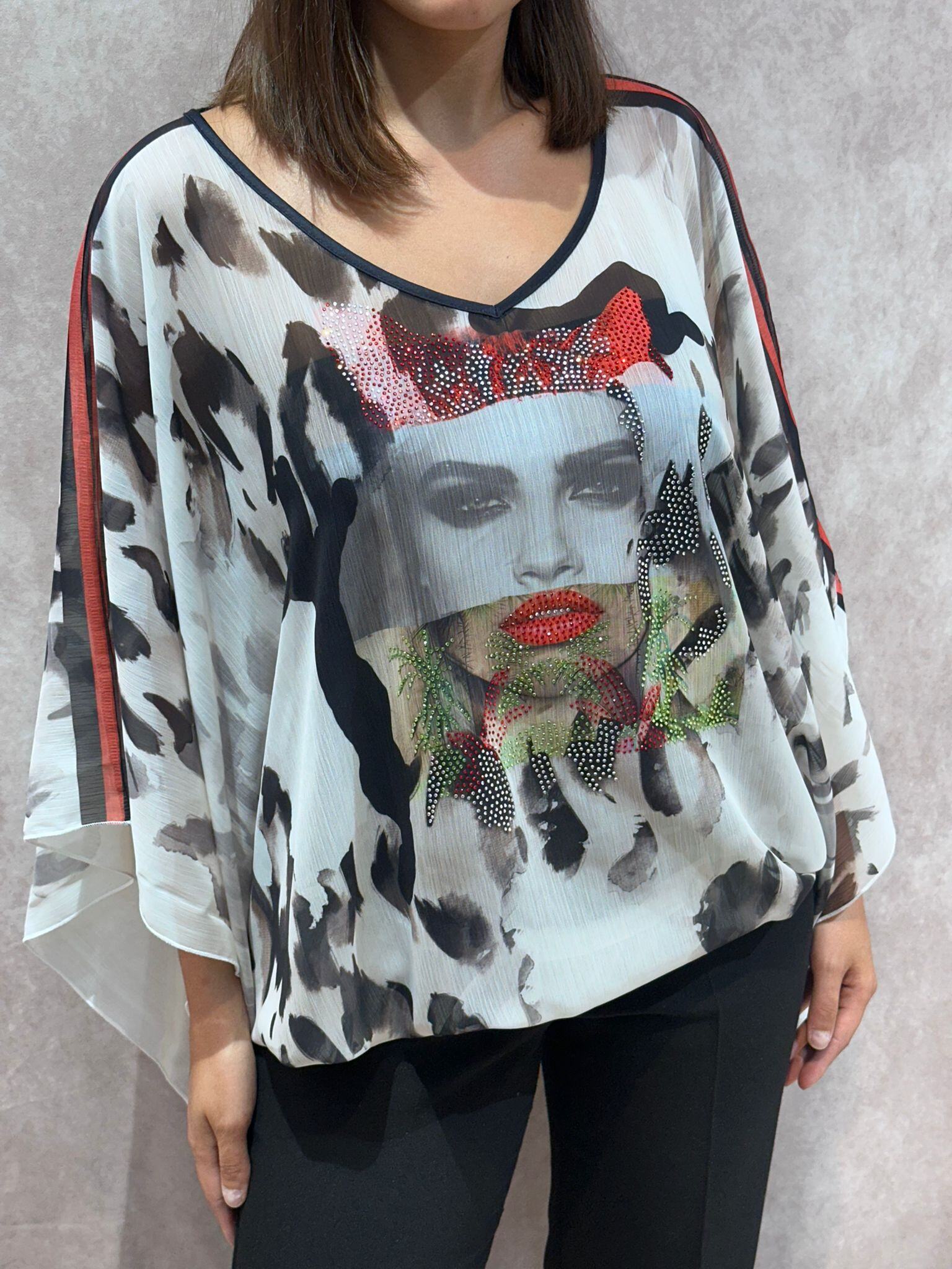 Wholesaler Missy Tekstil - Patterned blouse