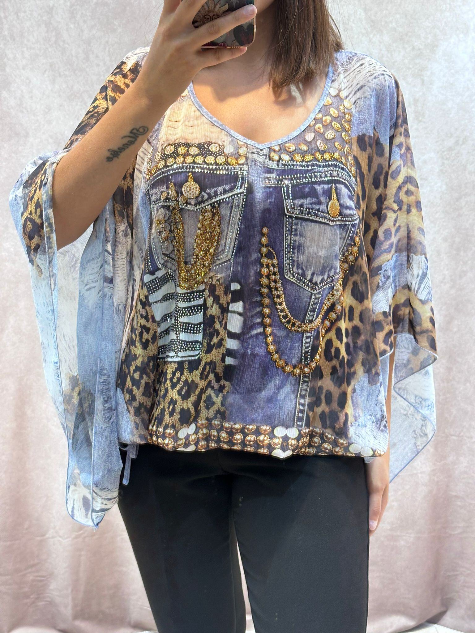 Wholesaler Missy Tekstil - Patterned blouse