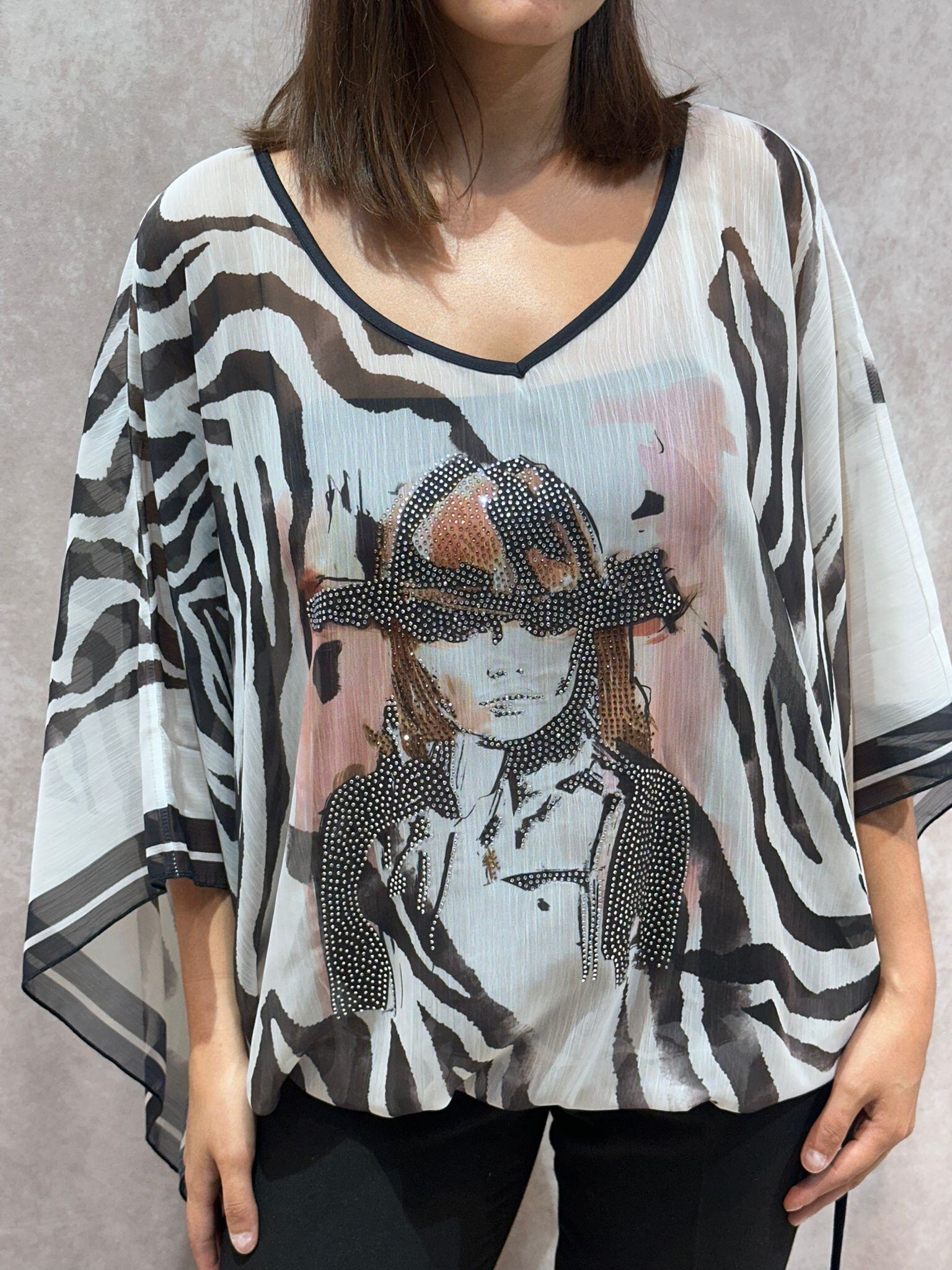 Wholesaler Missy Tekstil - Patterned blouse