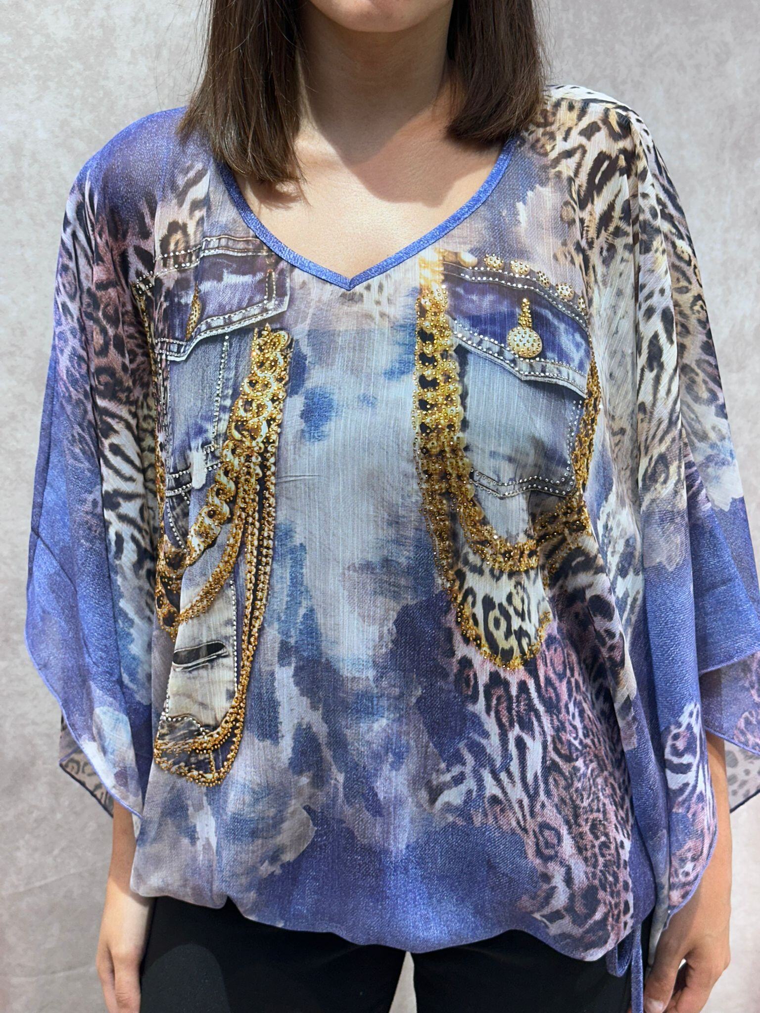 Großhändler Missy Tekstil - Bluse mit Muster