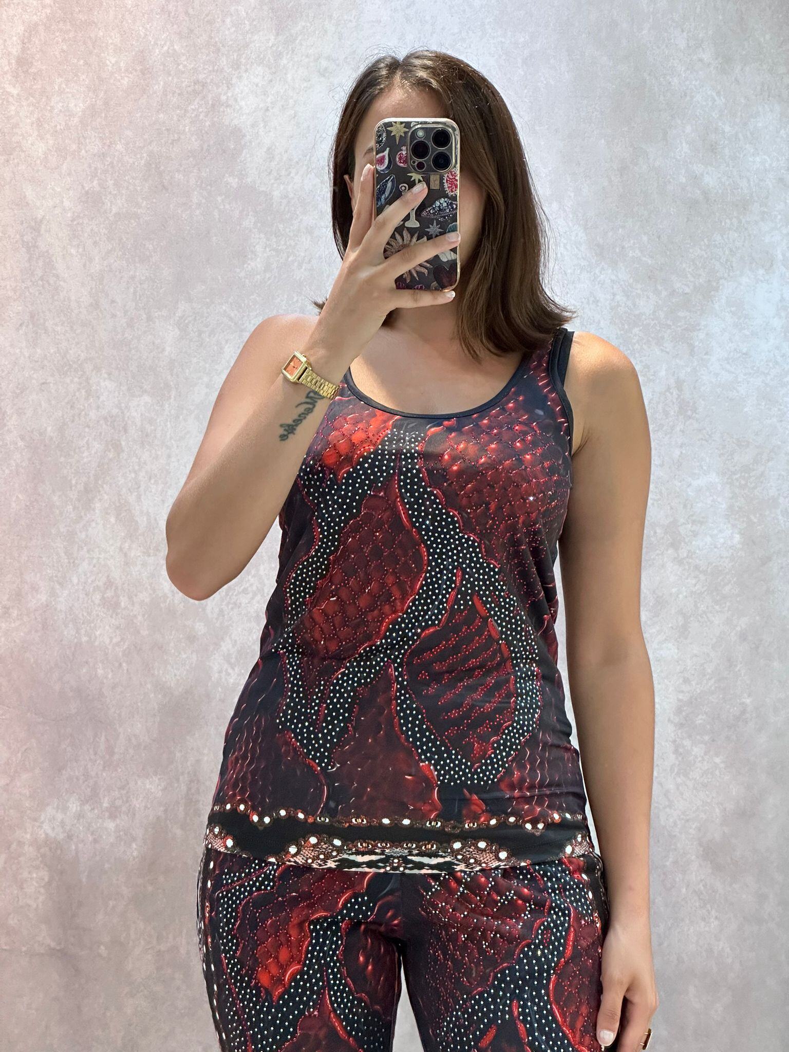 Grossiste Missy Tekstil - Débardeur à motif
