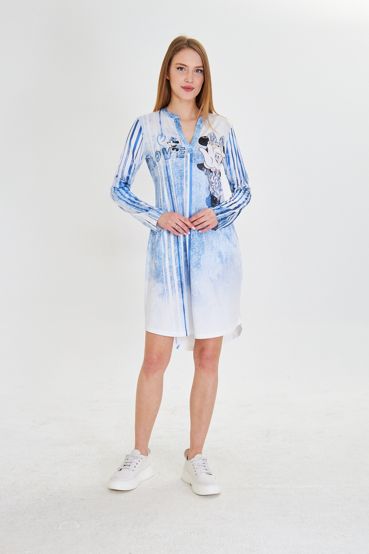 Wholesaler Missy Tekstil - Rhinestone print dress