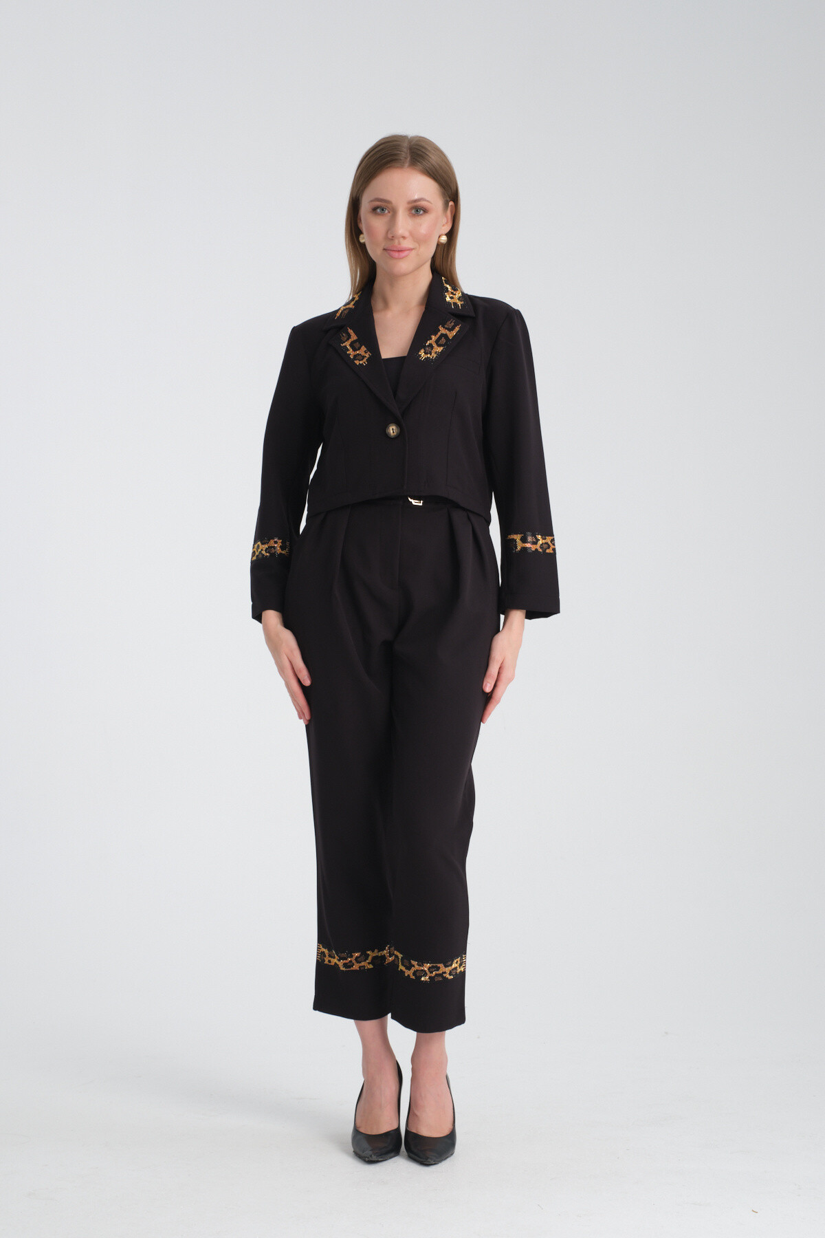 Grossiste Missy Tekstil - Ensemble 2 pièces imprimés