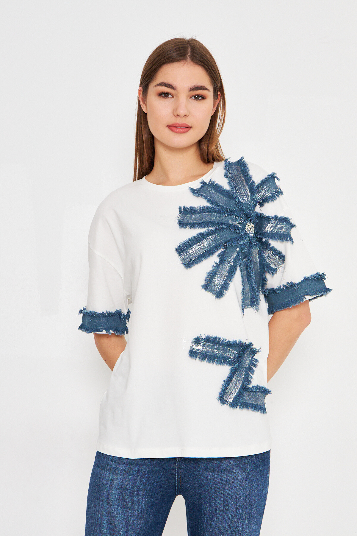 Wholesaler Missy Tekstil - Print t-shirt