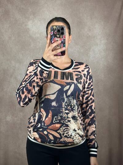 Grossiste Missy Tekstil - Sweat imprimé Grossiste Missy Tekstil - Sweat imprimé