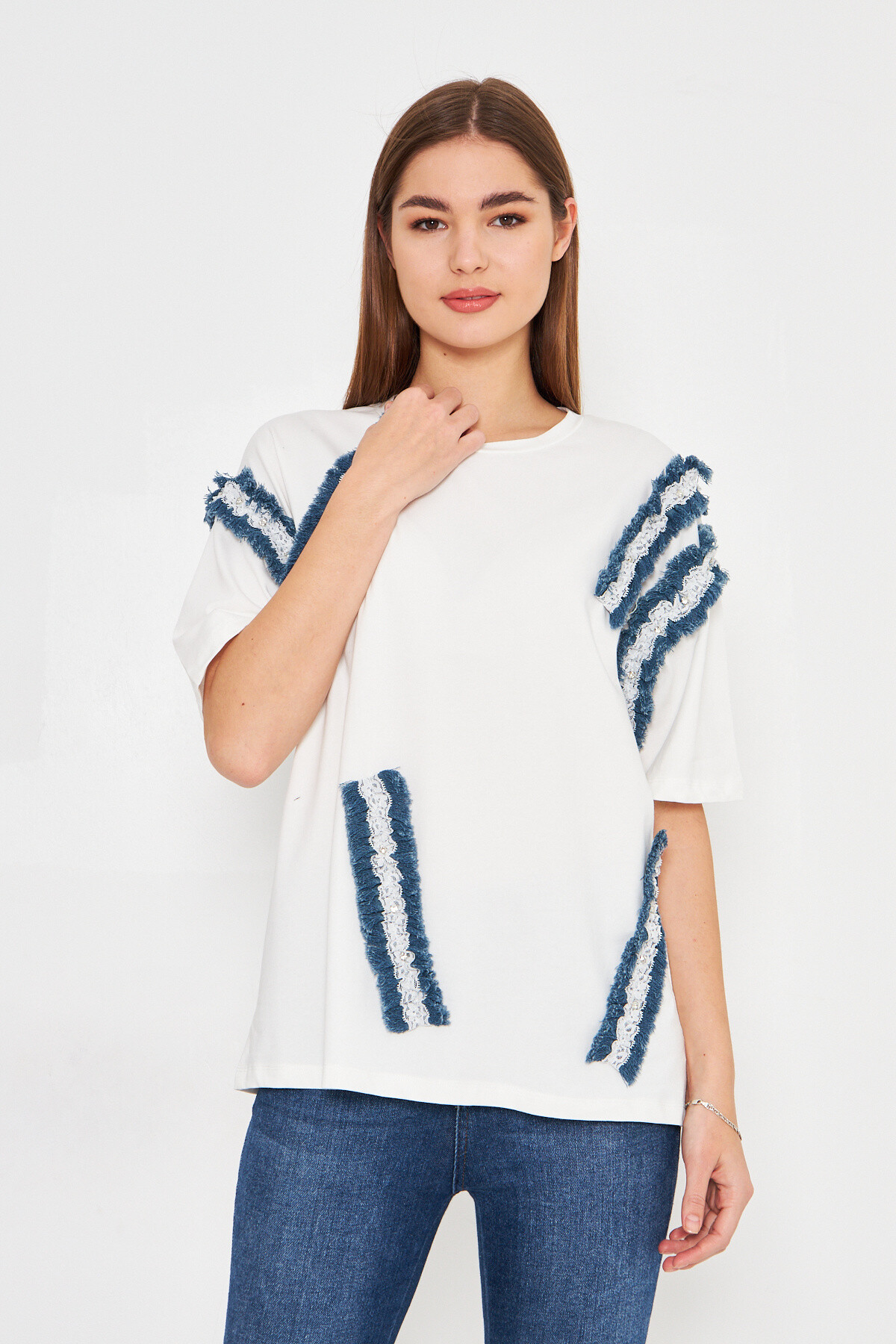 Wholesaler Missy Tekstil - Print t-shirt