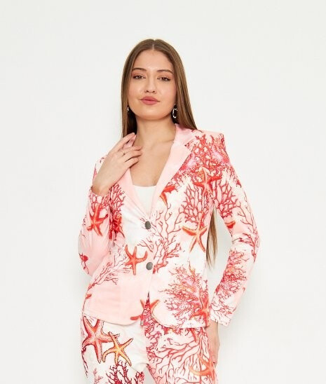 Mayorista Missy Tekstil - Abrigo estampado