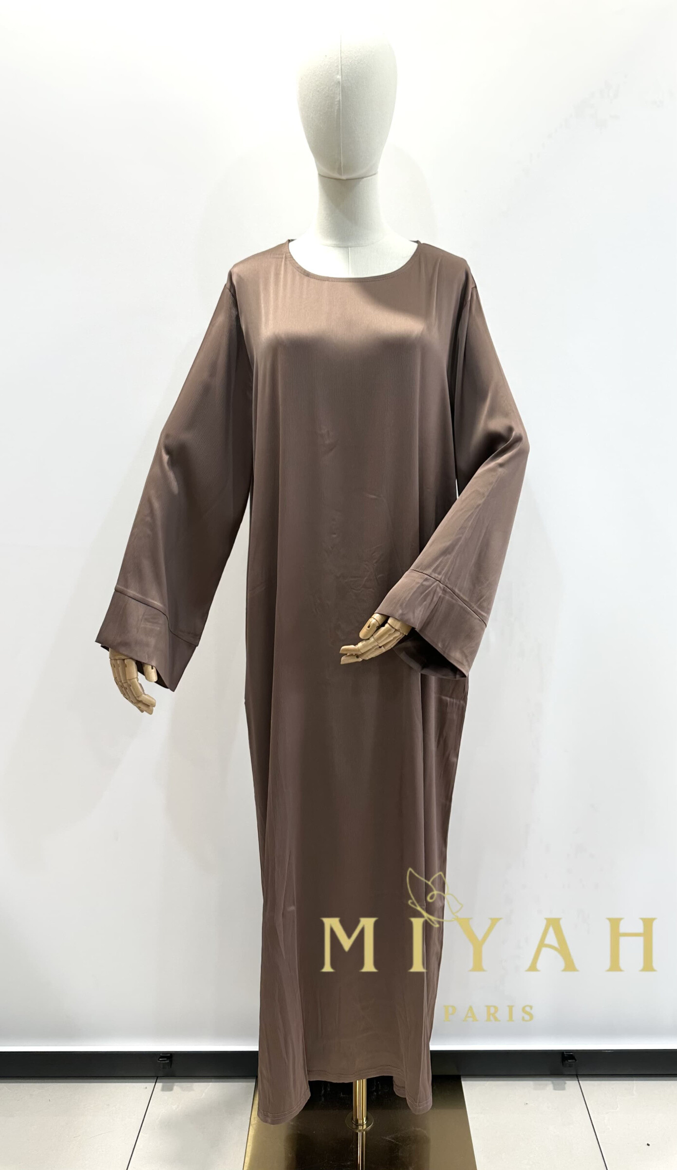 Grossista MIYAH paris - Abaya Simple Dress with Tasches