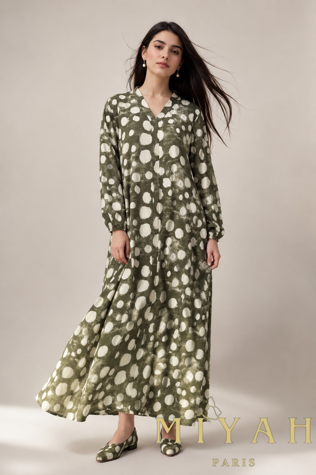 Mayorista MIYAH paris - VESTIDO CON CUELLO EN V