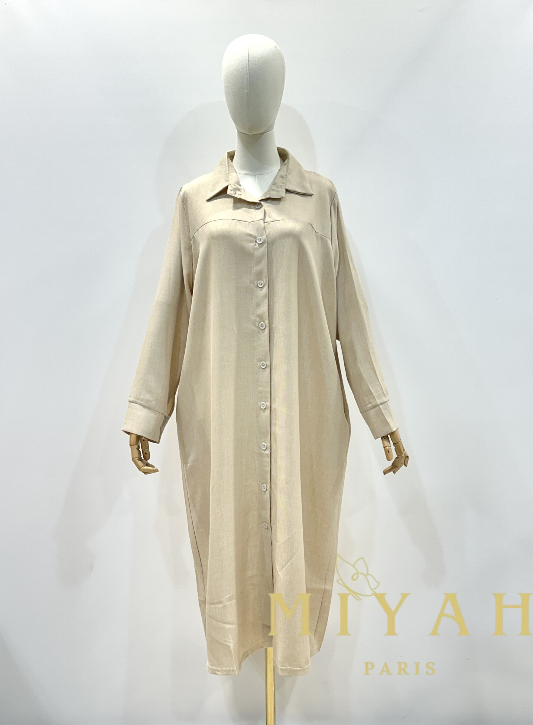 Grossista MIYAH paris - Tunica abbottonata lunga con tasche